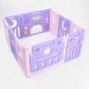 Safe & Stylish Baby Playpen – Pastel Pink & Purple Wonderland