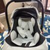 R for Rabbit Cozy 3-in-1 Baby Carry Cot | Rocker + Seat + Carrier | Gently Used | Black-Grey