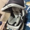 R for Rabbit Cozy 3-in-1 Baby Carry Cot | Rocker + Seat + Carrier | Gently Used | Black-Grey