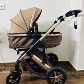 HunyHuny 4-in-1 Stroller for Baby – Pram Travel System with Bassinet & Car Seat