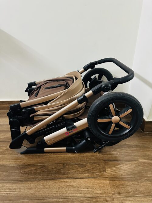HunyHuny 4-in-1 Stroller for Baby – Pram Travel System with Bassinet & Car Seat