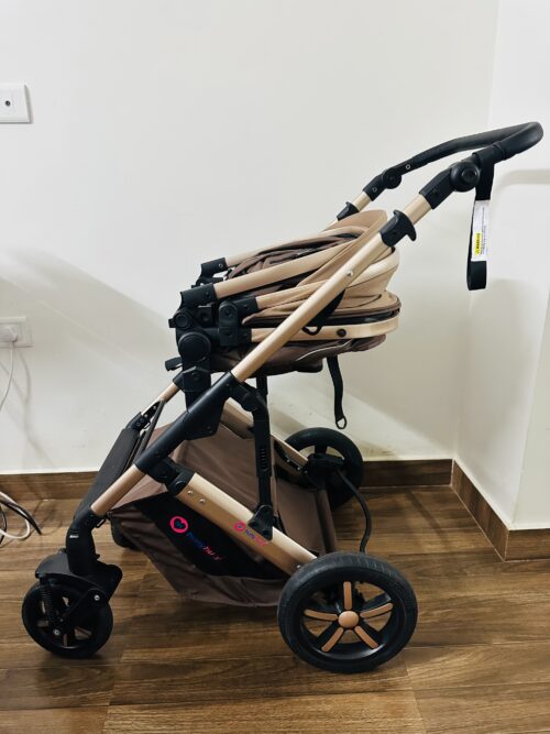 HunyHuny 4-in-1 Stroller for Baby – Pram Travel System with Bassinet & Car Seat