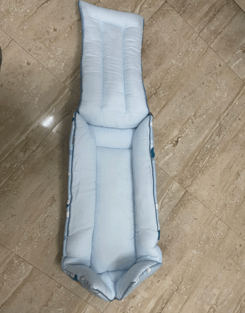 NumNum Baby Bed with Pillow – Soft, Zipped & Portable