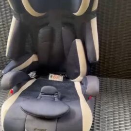 Convertible Baby Car Seat – Black & Beige
