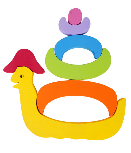 Stacking Snail – Eco-Friendly Wooden Toy
