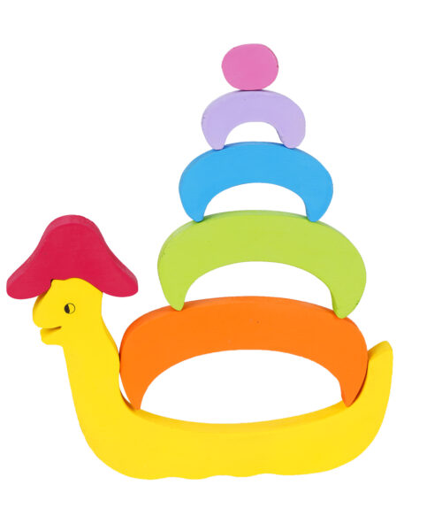Stacking Snail – Eco-Friendly Wooden Toy