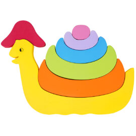 Stacking Snail – Eco-Friendly Wooden Toy