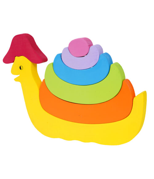 Stacking Snail – Eco-Friendly Wooden Toy