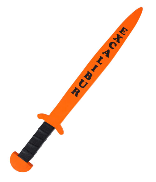 Excalibur Pretend Play _ Wooden Sword_Size ( 52*10*1.7 CM)_Orange