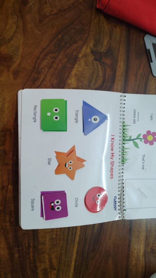 Clapjoy Learner’s Binder | Interactive Activity Learning Book for Kids | Gently Used