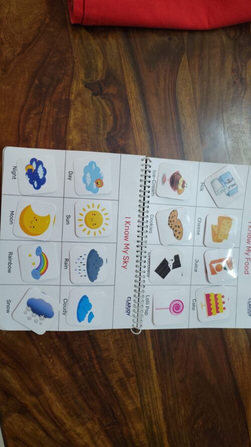 Clapjoy Learner’s Binder | Interactive Activity Learning Book for Kids | Gently Used
