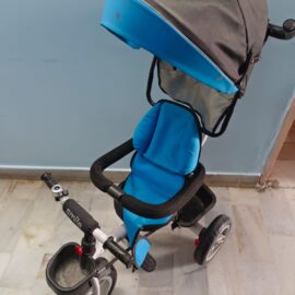 Little Olive Premium Tricycle – Blue & Grey | Brand New