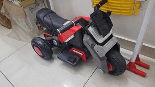Battery-Operated Electric Ride-On Bike for Kids (1–4 Years) | USB Music, LED Lights & Rechargeable Battery