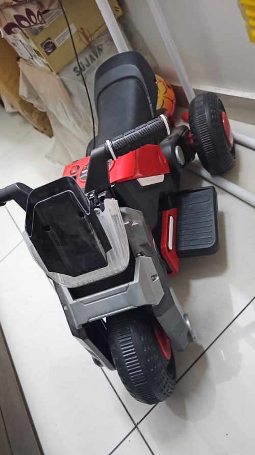 Battery-Operated Electric Ride-On Bike for Kids (1–4 Years) | USB Music, LED Lights & Rechargeable Battery