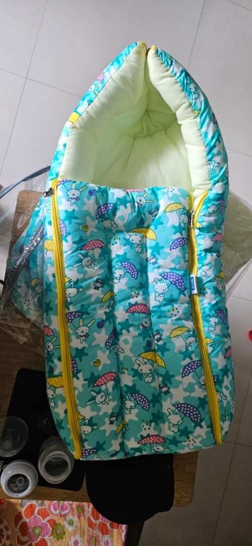 Zoe Baby Gadda Set with Net & Sleeping Bag Combo