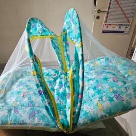 Zoe Baby Gadda Set with Net & Sleeping Bag Combo