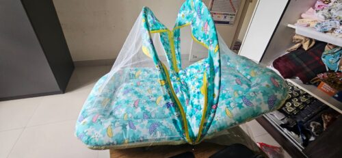 Zoe Baby Gadda Set with Net & Sleeping Bag Combo
