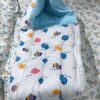 FirstCry Quilted Baby Sleeping Nest – “Bee & Hearts” Print
