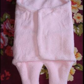 Supersoft Hooded Wearable Baby Blanket cum Sleeping Bag (0–6 Months | 70 cm x 76 cm)