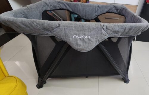 Nuna Travel Crib / Playard (Grey) – Lightweight, Foldable & Premium Build