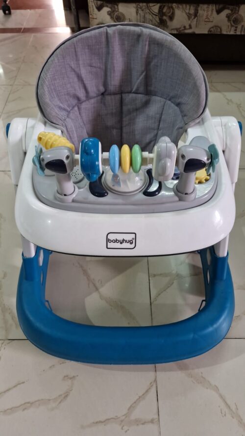 Babyhug Convertible Walker & Push Walker | Adjustable Height, Music & Lights | Gently Used – 2024