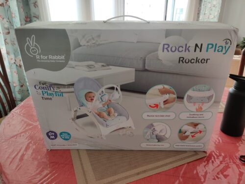 R for Rabbit Rock and Play Rocker – 3-in-1 Functionality for Your Little One