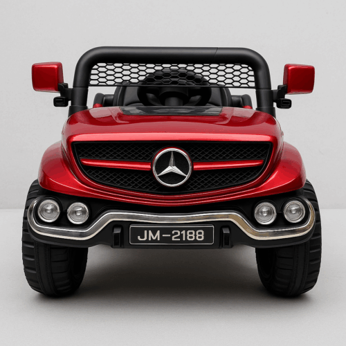 Premium Battery-Operated Mercedes-Style Ride-On Car – Red