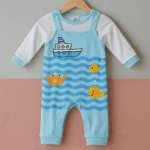 Popees Baby Boy Cotton Romper – 1 to 3 Months