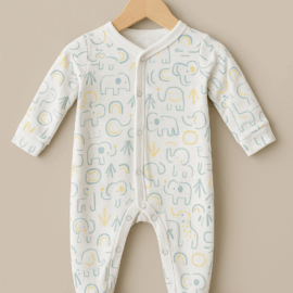 Mothercare Unisex Cotton Sleepsuit (0–1 Month)