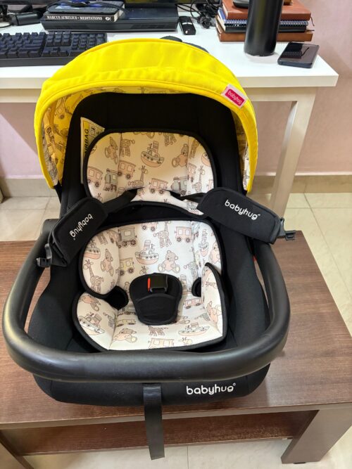 Babyhug Car Seat Cum Carry Cot with Mosquito Net (0–15 Months)