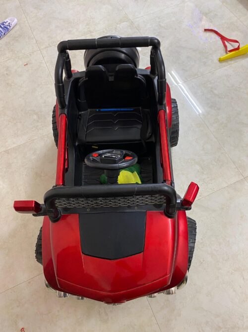 Premium Battery-Operated Mercedes-Style Ride-On Car – Red