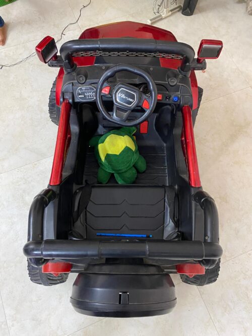 Premium Battery-Operated Mercedes-Style Ride-On Car – Red