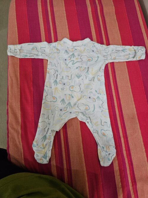 Mothercare Unisex Cotton Sleepsuit (0–1 Month)