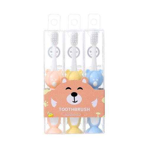 Brand New Cute Bear Toothbrush Pack of 3