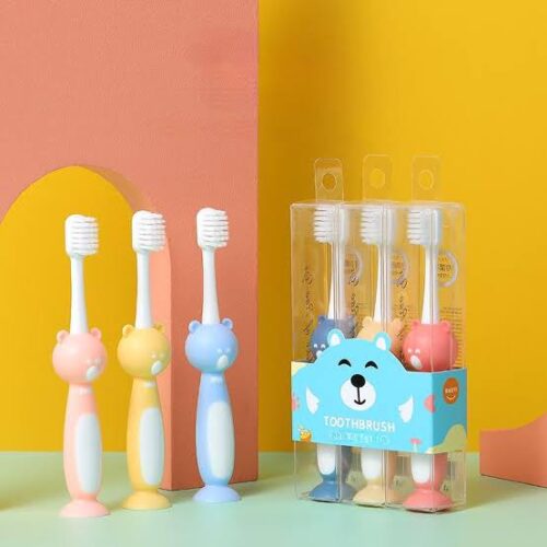 Brand New Cute Bear Toothbrush Pack of 3