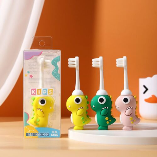 Dino Brite Kids' Toothbrush – Roar into a Clean Smile!