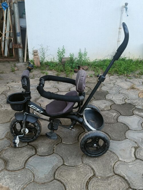 Kids Plug N Play Tricycle – Black | 2022 Model