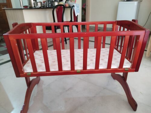 LuvLap C10 Wooden Cradle – Gentle Comfort for Your Little One