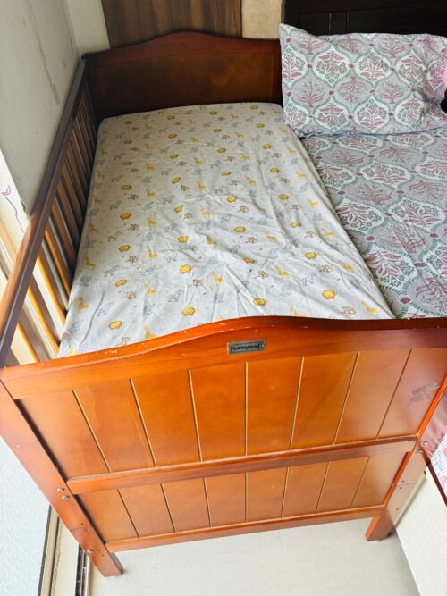 Babyhug 3-in-1 Cot cum Junior Bed – Adjustable & Convertible